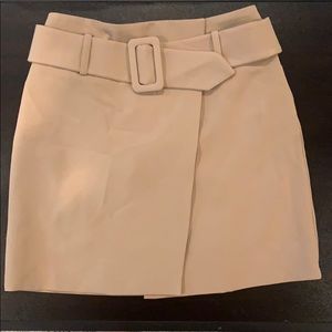 ASOS Tan Buckle Belt Skirt